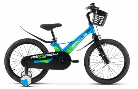 Велосипед Stels Flash KR 18" Z010 9.1" Темно-синий/Зеленый