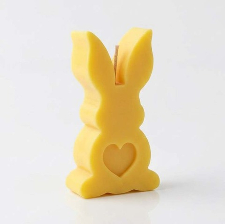 Свеча Зайчик желтый