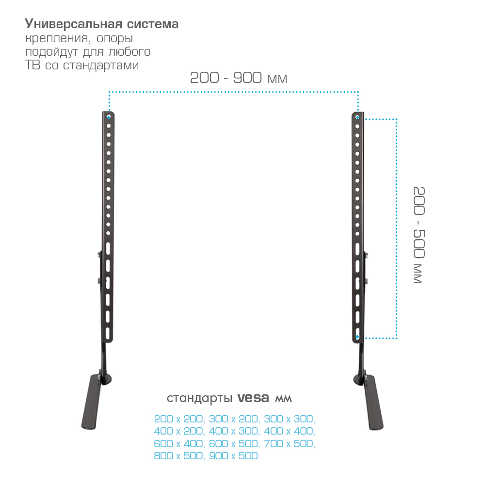 Кронштейн ABC MOUNT STAND-02 черный