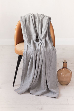 Плед 150х200 Luxberry Lux 49 серый Португалия