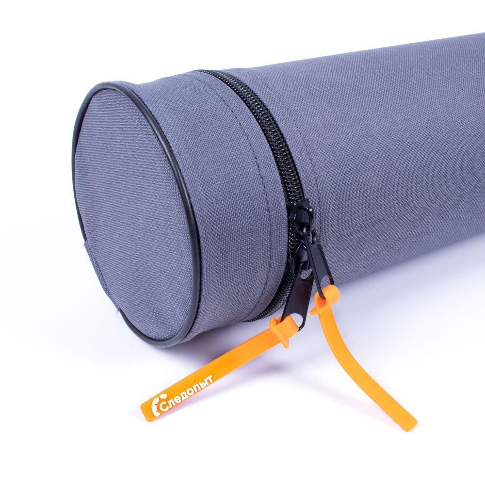 Тубус для удилищ &quot;СЛЕДОПЫТ&quot; d-110 мм, L- 70 см цв.серый/12/