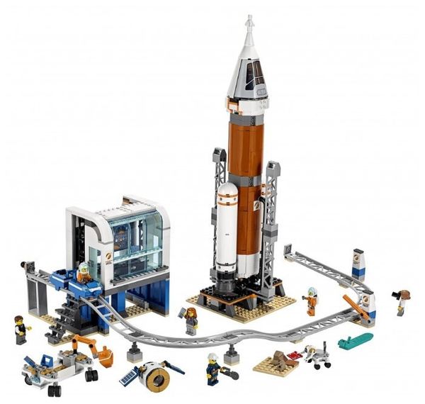 Конструктор LEGO City 60228 Ракета для запуска в далекий космос и пульт управления запуском