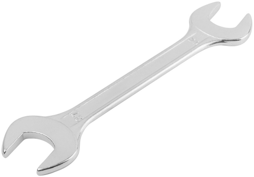 63489 Ключ рожковый "Хард", хромированное покрытие 24х27 мм FIT