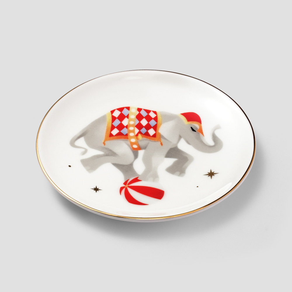 Набор из 4 блюд для закусок Farforite «Цирковое представление» в подарочной коробке