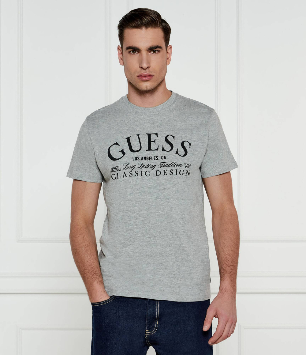 Футболка CLASSIC GUESS - серый(M5RI43 K9RM1)