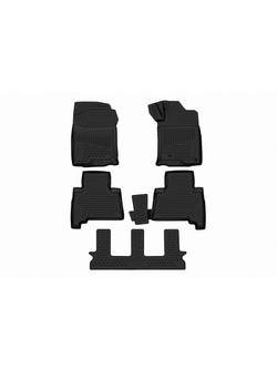 Коврики в салон для TOYOTA Land Cruiser Prado 2009- правый руль, внед,. 5шт. (полиуретан) ELEMENT3DA0N028210