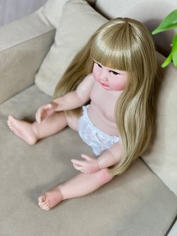 Кукла Реборн виниловая 55см без одежды (FA-272AW)