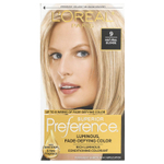 L'Oréal, Superior Preference, яркий, не выцветающий оттенок, 9 оттенков натурального блонда, для 1 применения