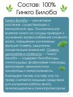 Фиточай ГИНКГО БИЛОБА Тонизирующий 20саше