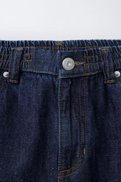 ZARA ДЖИНСЫ СВОБОДНОГО КРОЯ, ИНДИГО