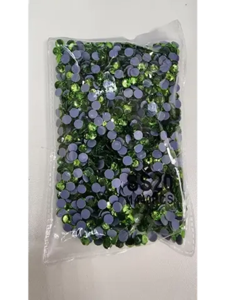 Стразы термоклеевые стекло ss20 Peridot