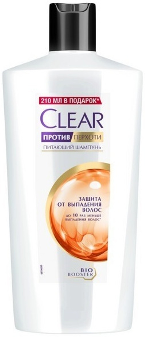 CLEAR Шампунь против перхоти Защита от выпадения волос, 610 мл (4158)