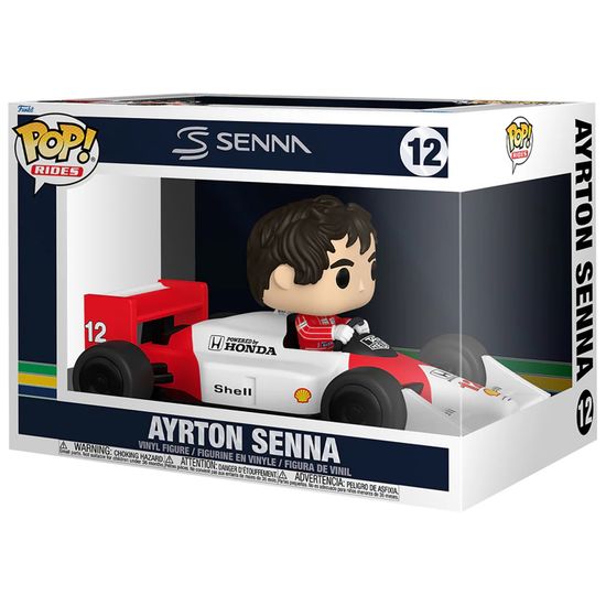 Фигурка Funko POP! Rides F1 McLaren Ayrton Senna (12) 89329 / Фигурка Фанко ПОП! в виде бразильского автогонщика, Айртон Сенна