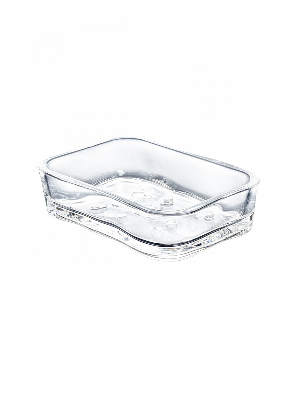 Мыльница DeNASTIA ICEBERG, 12,5х8,4, 100% акриловый пластик, прозрачный