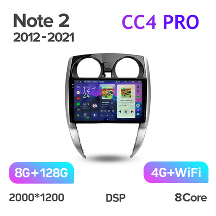 Teyes CC4 Pro 10,2" для Nissan Note 2012-2021