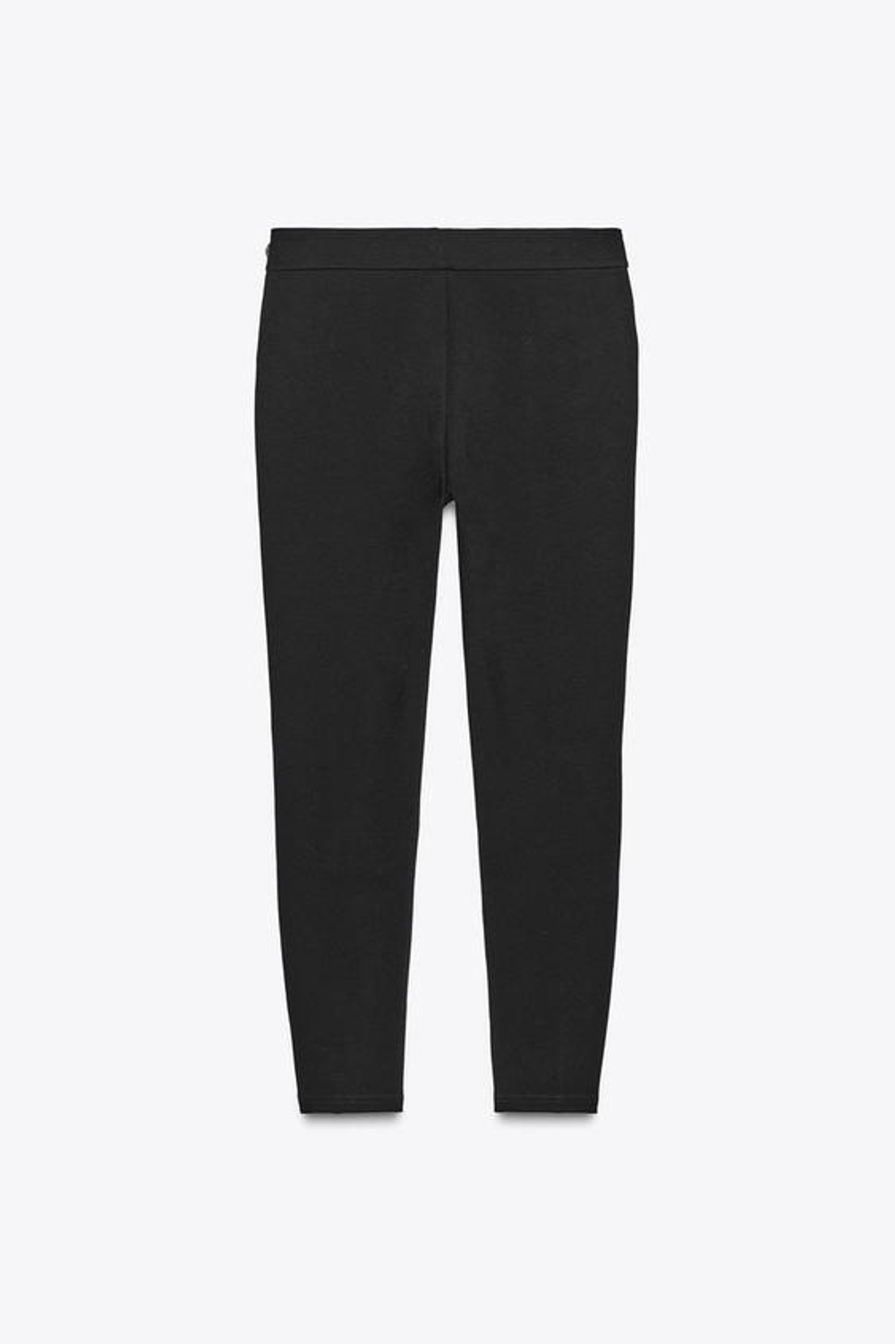 ZARA ЛЕГИНСЫ С ЗОЛОТИСТЫМИ ПУГОВИЦАМИ, ЧЕРНЫЙ