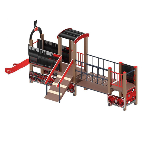 Детский игровой комплекс Паровозик ДИК 1.03.5.01-12 H=750