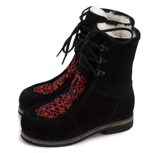 Унты-мартенсы женские из замши