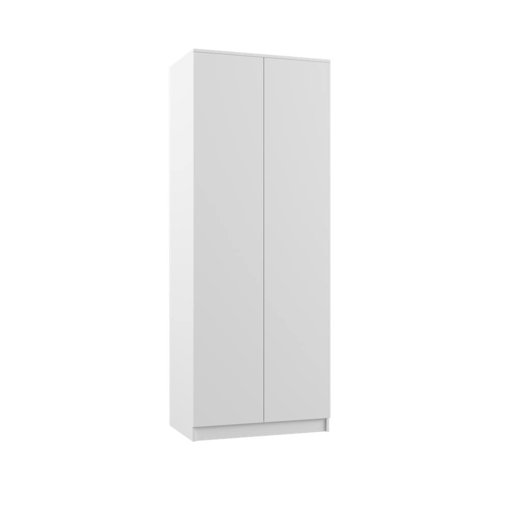 МС Мадера Шкаф ШМ2 800*2100*520 (лдсп белый)