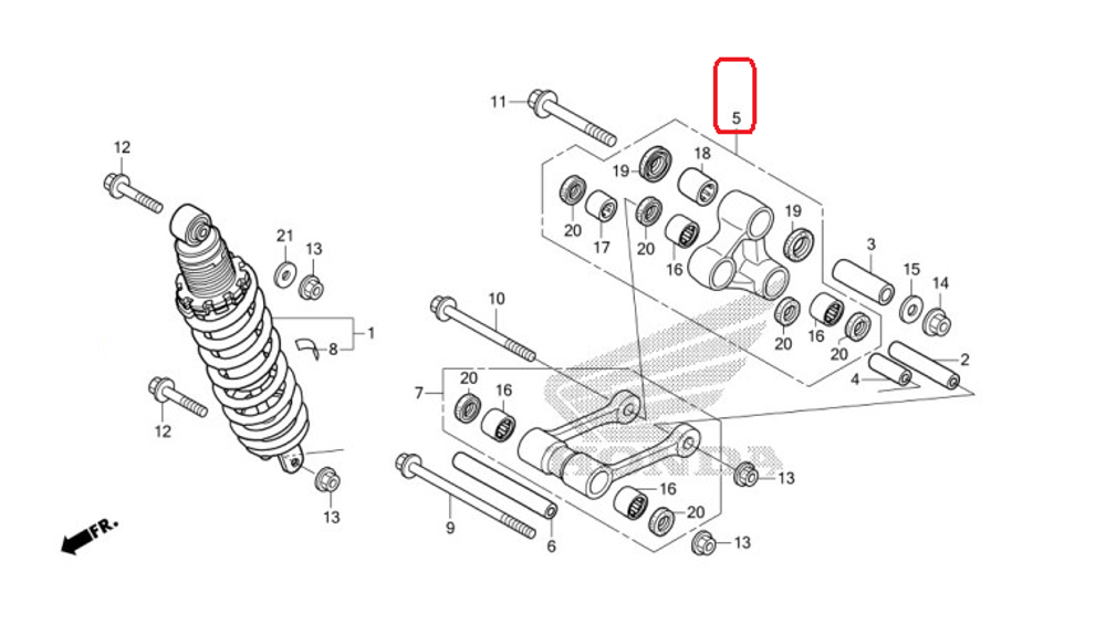52465-KZZ-900. ARM SUB ASSY., CUSHION