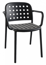 Кресло пластиковое Papatya Bomonti-K, антрацит