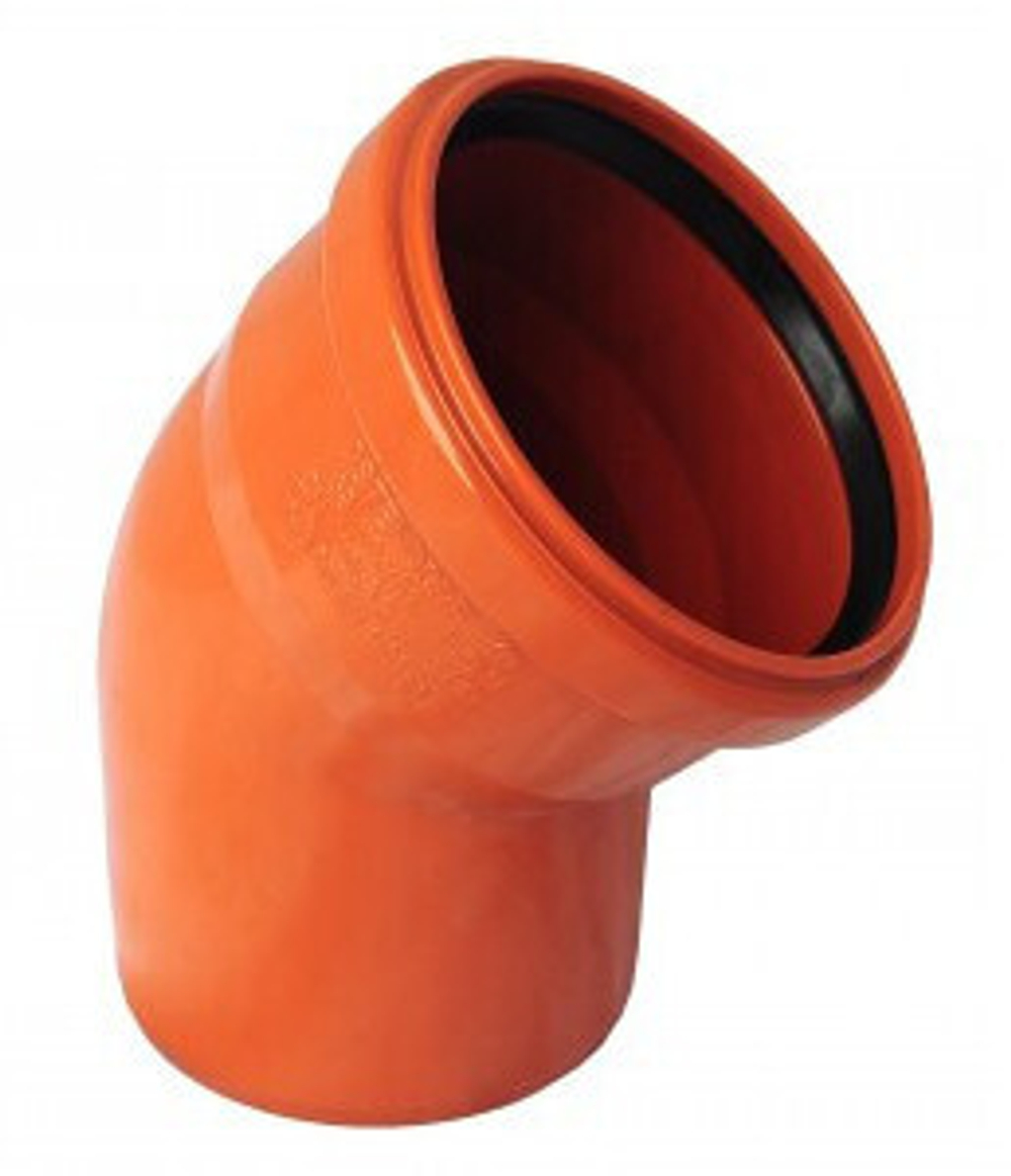 Отвод наружной канализации 110/45° 6004