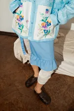 Рубашка Soeurs Спасибо Анастасия 3 голубая