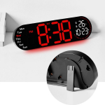 Часы-будильник настоль-настенные LED 5509 Black-White