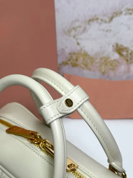 Сумка MIU MIU Arcadie matelassé из кожи наппа, белый