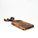 Доска разделочная из древесины сибирского кедра с гравировкой "Home is where the heart is". RD98