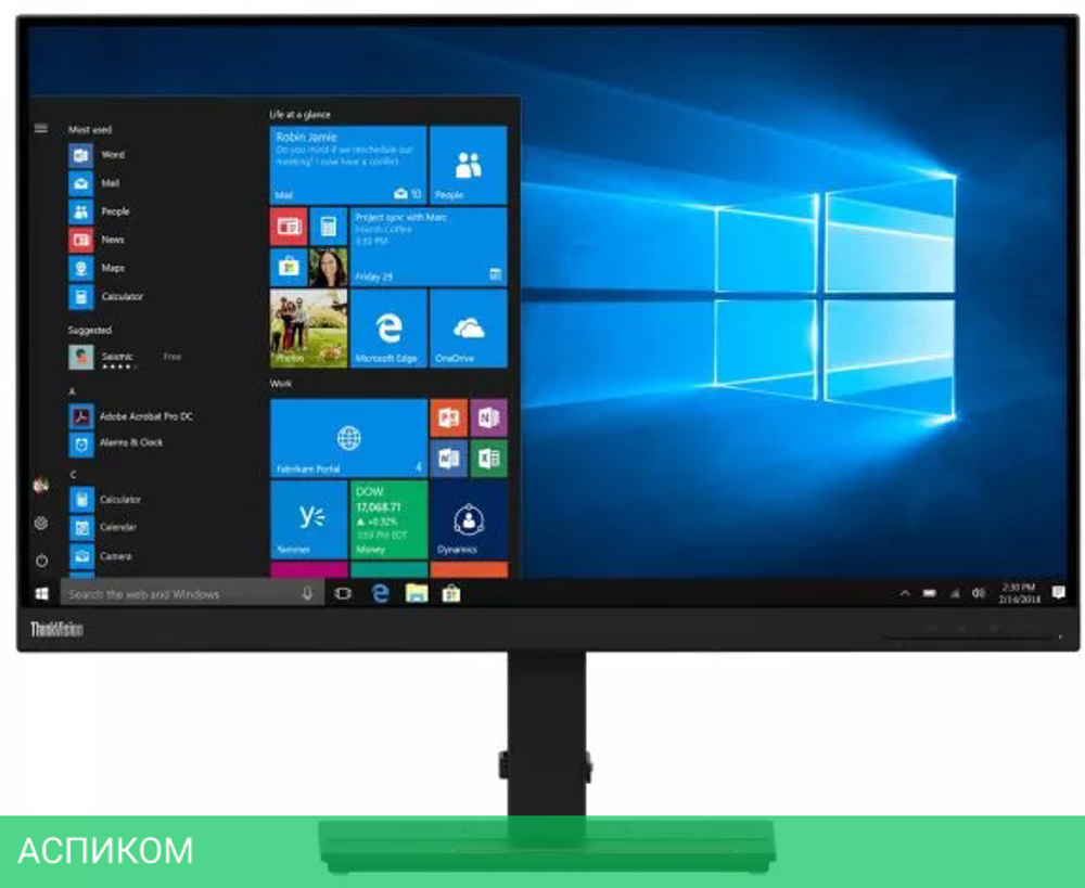 Монитор Lenovo ThinkVision T27h-2L