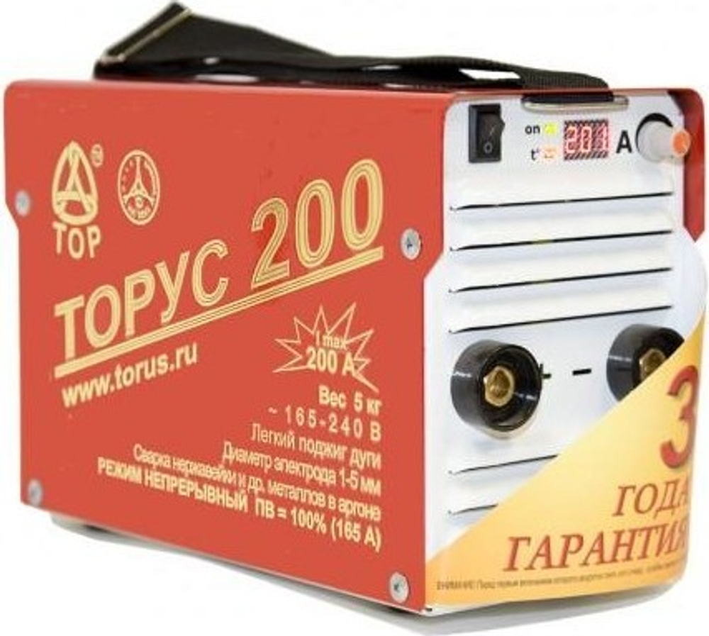 Сварочный инвертор Торус 200 НАКС 95566013