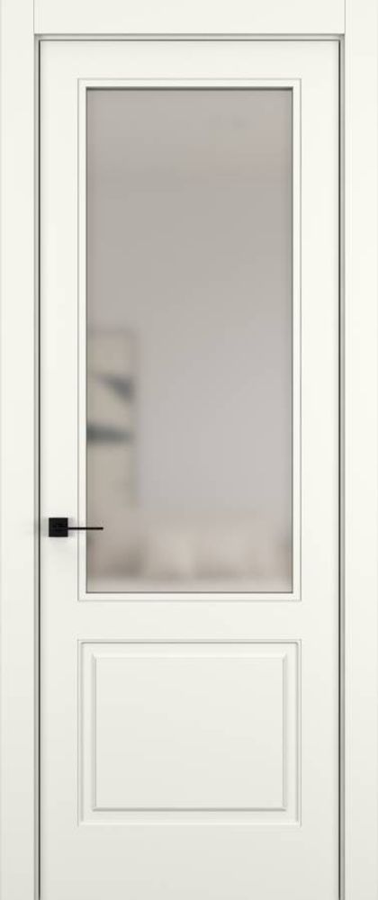 Дверь 02V HARMONY Матовый Жемчужный