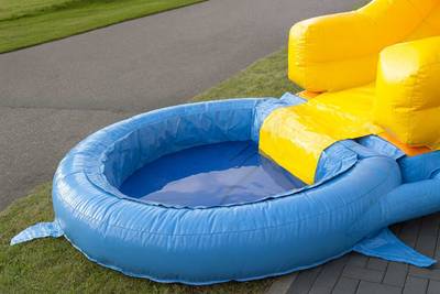 Водная горка с бассейном «История дельфинчика», 7,2×2,5×3,5 м