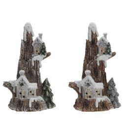 GAEM Фигурка декоративная "Домик" с подсветкой (LR44x2,прилаг) , L1, L12 W9 H20 см, 2в.