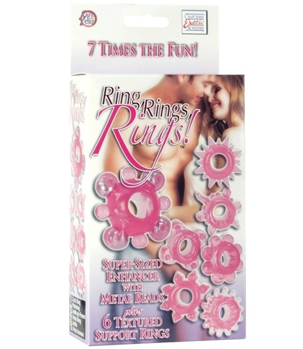 Набор из 7 эрекционных колец RING RING RING