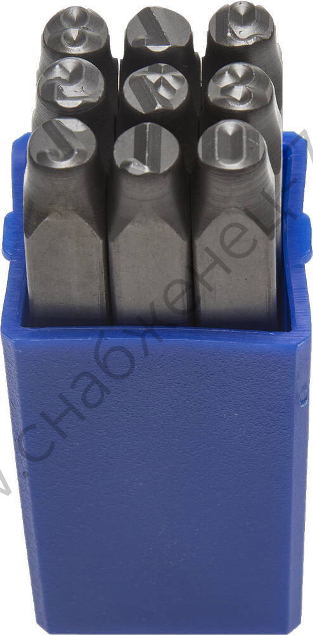 ЗУБР 6 мм, арабские, Штамповочные цифровые клейма, Профессионал (21501-06)