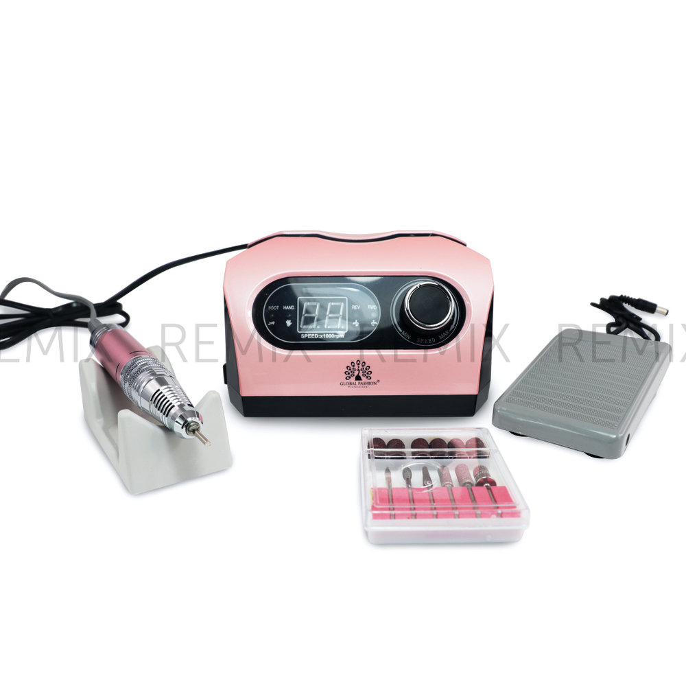 Аппарат для маникюра и педикюра 45000 оборотов, 65W, ZS-717-pink