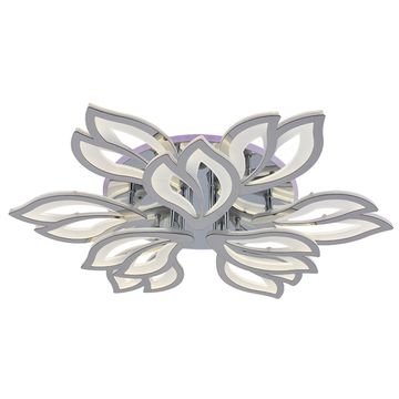 Потолочный светодиодный светильник 8004/6+3 CHR 198W+11W RGB хром Profit Light