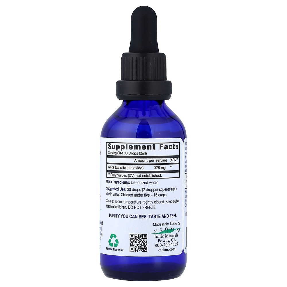Eidon Ionic Minerals, Диоксид кремния, жидкий концентрат, 60 мл (2 унции)