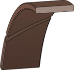 ABT-1,5X5,6 Направляющая лента bronze-PTFE 1,5-5,6