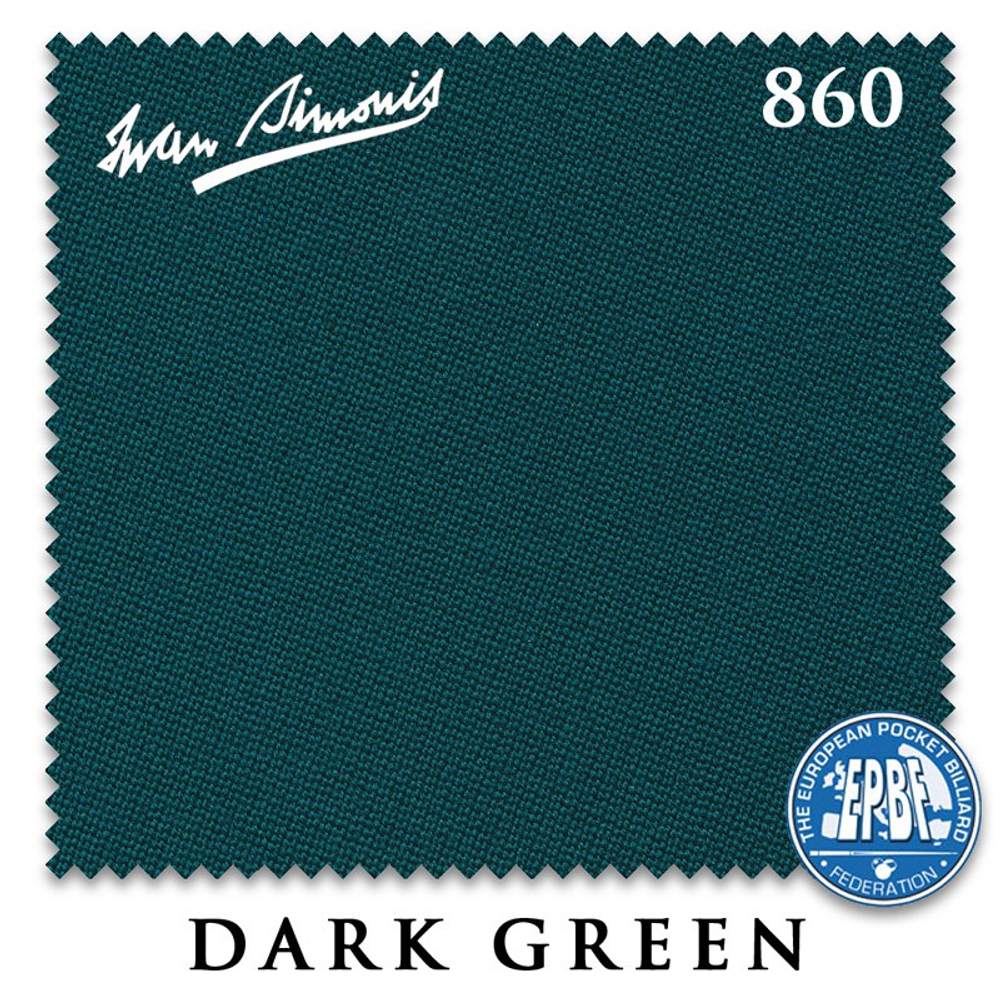 Сукно "Iwan Simonis 860" 198см Dark Green