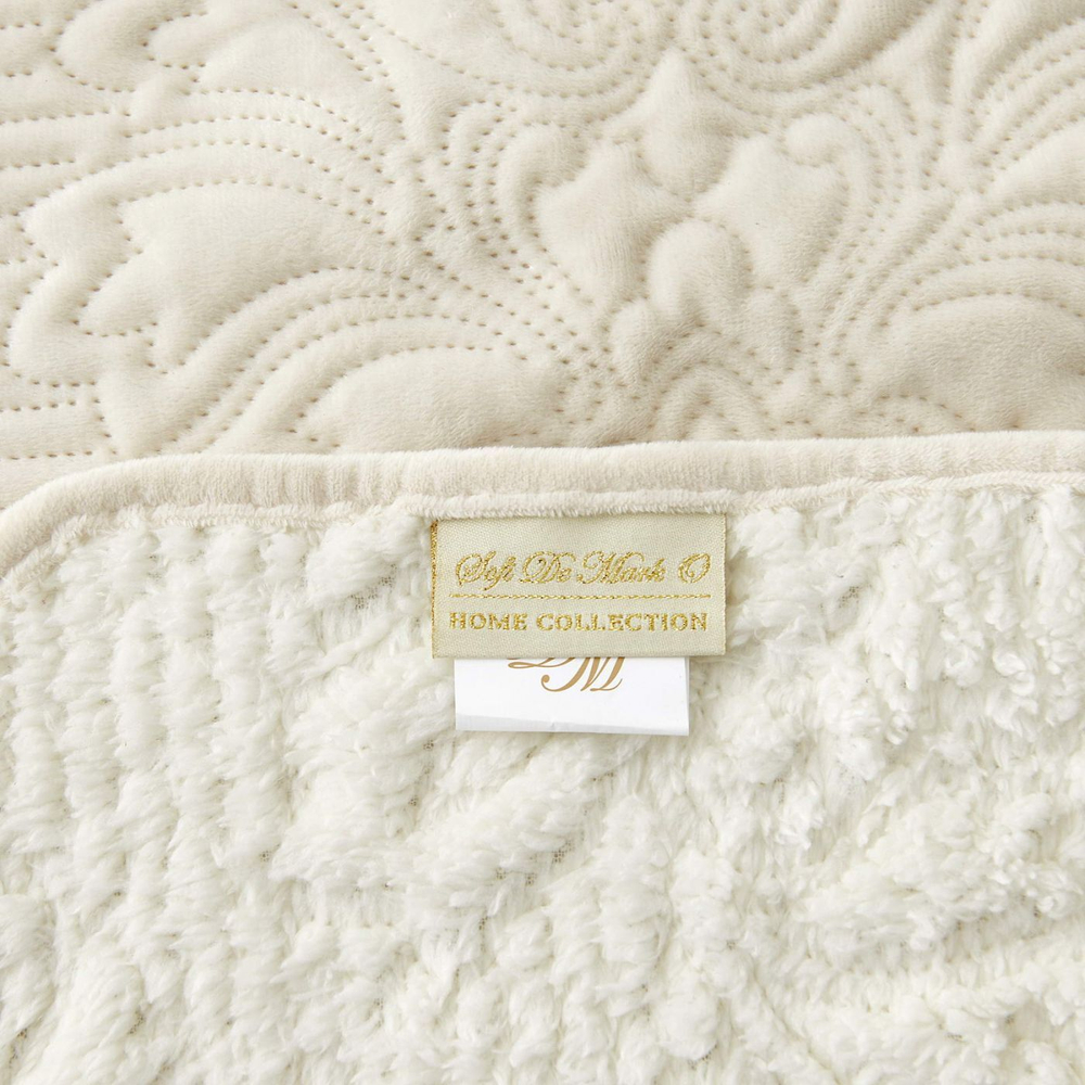 Плед 220х240 Sofi De MarkO Вивальди молочный