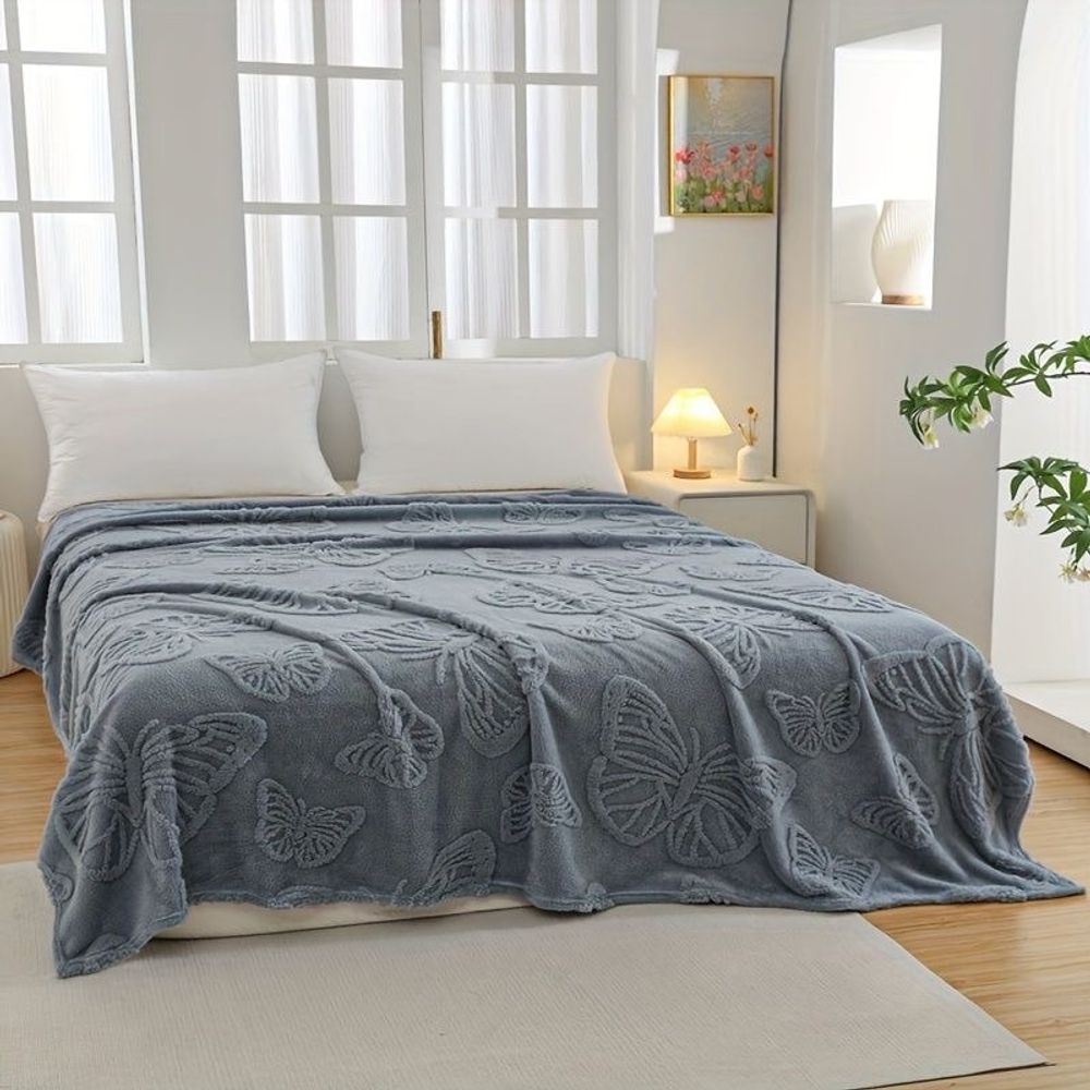 Плед Кит БАБОЧКА 1,5сп