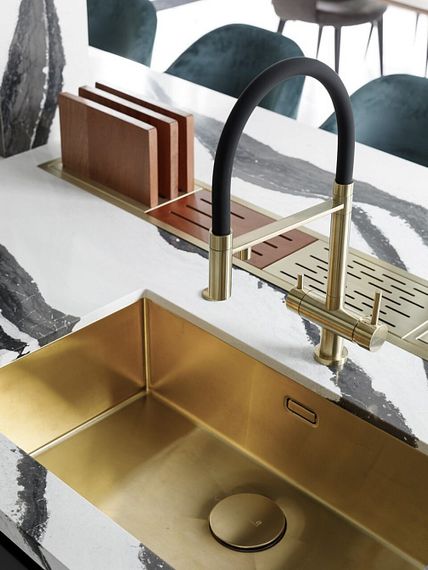 Смеситель OMOIKIRI Kanto-PVD-LG(арт.4994014)