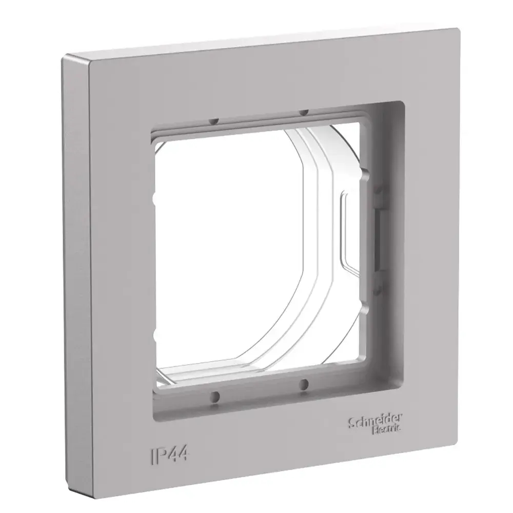 ATLASDESIGN AQUA 1-постовая РАМКА, IP44, АЛЮМИНИЙ