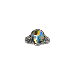 "Рипри" кольцо в серебряном покрытии из коллекции "Mistero" от Jenavi
