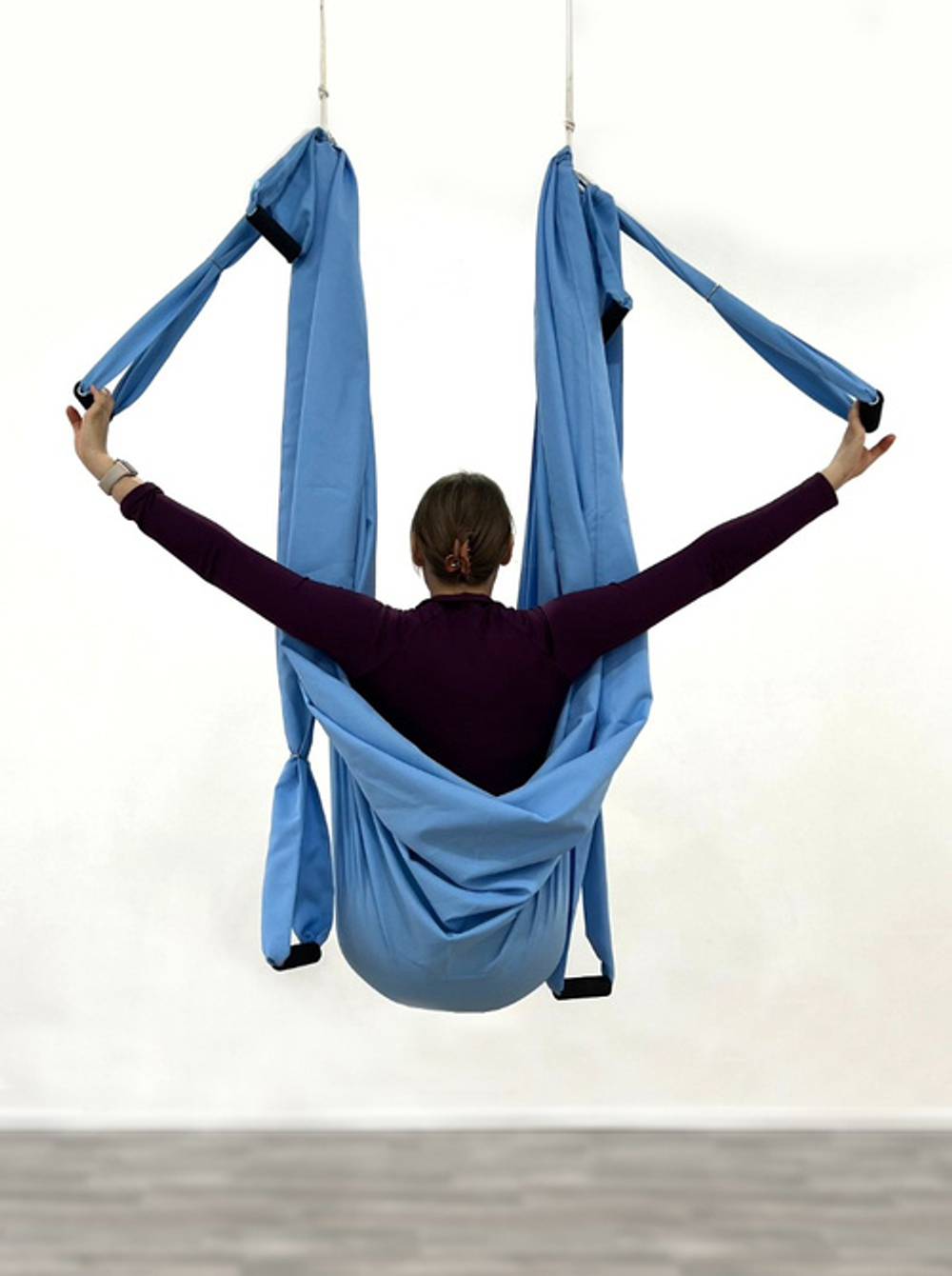 Гамак для йоги с ручками Classic pluse 4 м