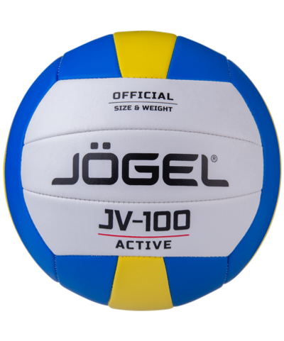 Мяч волейбольный JV-100, синий/желтый