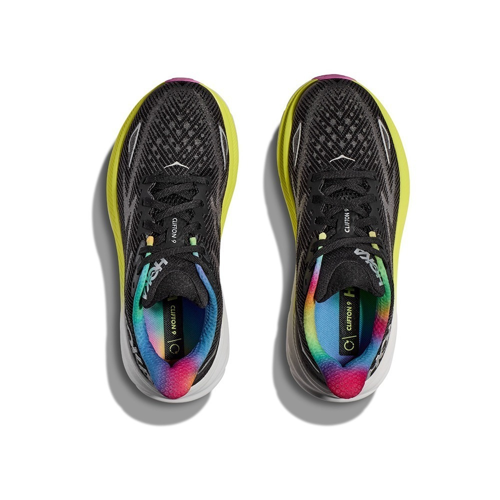 Кроссовки мужские HOKA M CLIFTON 9 WIDE BLACK / ALL ABOARD